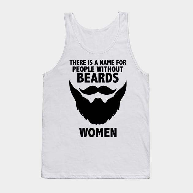 FUNNY BEARDS Tank Top by Mariteas